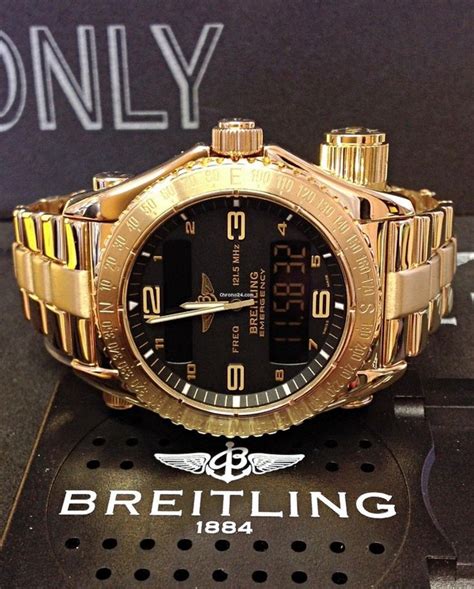 gold breitling emergency|Breitling professional emergency watches.